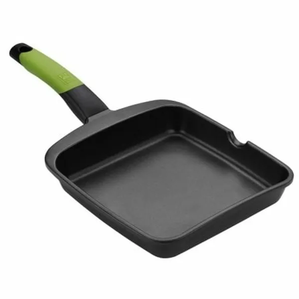 Grila Plātne BRA A121459 Melns Metāls Alumīnijs Ø 28 cm
