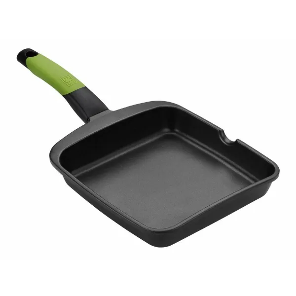 Жаровня BRA A121459 Чёрный Металл Алюминий Ø 28 cm