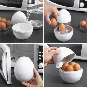 Яйцеварка для СВЧ-Печи с Рецептами Boilegg InnovaGoods