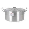 Casserole with lid   Aluminium
