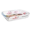Orkaitės padėklas Quttin stiklas Stačiakampis