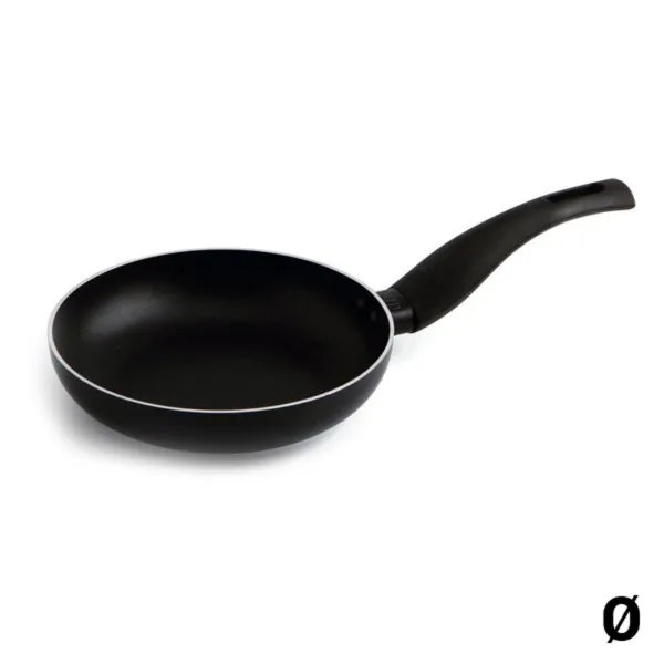 Non-stick frying pan Quid Hydra Musta Metalli Bakeliitti