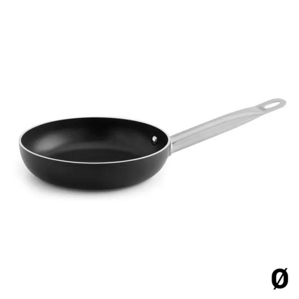 Teflona panna Quid Pro Chef Melns Metāls Tērauds