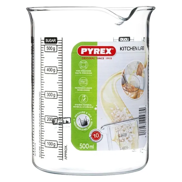 Mittakuppi Pyrex Kitchen Lab Lasi