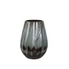 Vase Romimex Blue Black Ceramic