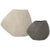 2 Vazų Rinkinys Alexandra House Living Balta Pilka Keramikinis 22 x 20 x 13 cm