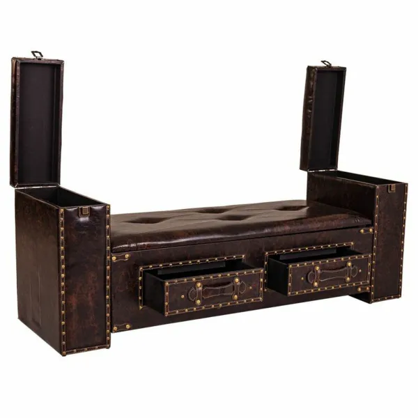 Jakkara Alexandra House Living Musta Polyuretaani Puu MDF 40 x 52 x 130 cm