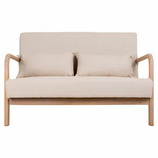 Sofa Alexandra House Living Kreminė 85 x 74 x 122 cm