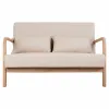 Sofa Alexandra House Living Kreminė 85 x 74 x 122 cm
