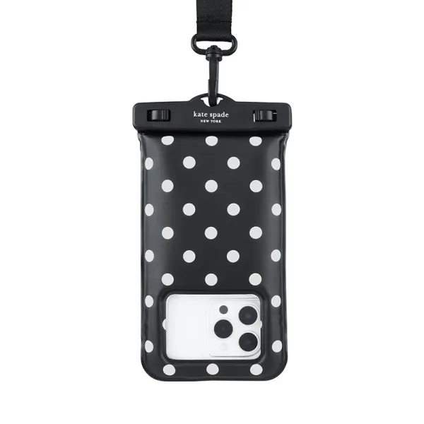Kate Spade New York Waterproof Floating Pouch - Waterproof case for smartphones up to 6.7" (Picture Dot)