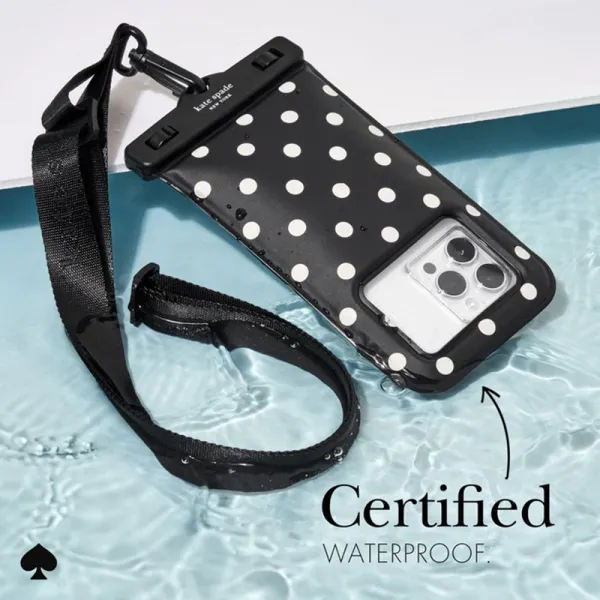 Kate Spade New York Waterproof Floating Pouch - Waterproof case for smartphones up to 6.7" (Picture Dot)