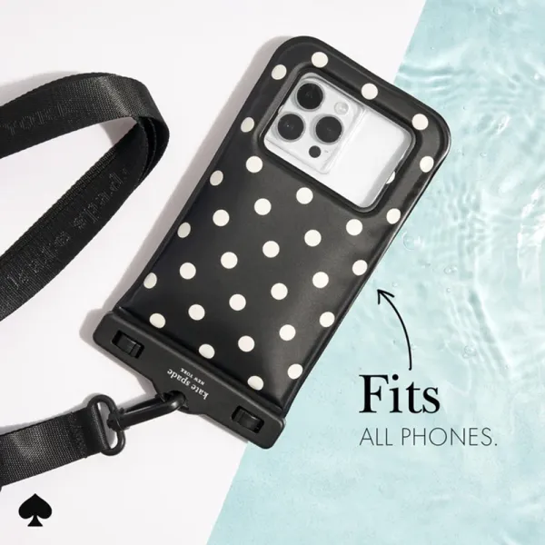 Kate Spade New York Waterproof Floating Pouch - Waterproof case for smartphones up to 6.7" (Picture Dot)