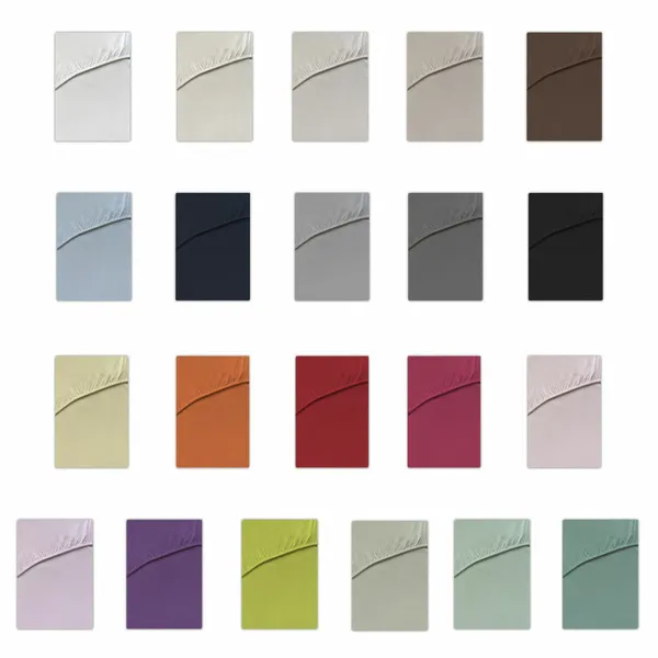 Sovitettu pohja-arkki Happy Home Mix Colors Pellava Sänky 80