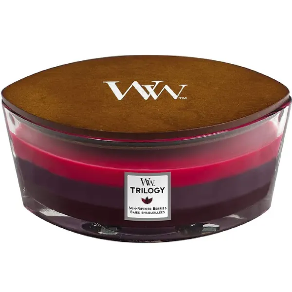 Tuoksukynttilä Woodwick Trilogy Ellipse Candles