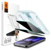 Spigen GLAS.TR EZ FIT Privacy 2-Pack - Tempered Glass with Privacy Filter for Google Pixel 9 Pro XL (2 pcs)