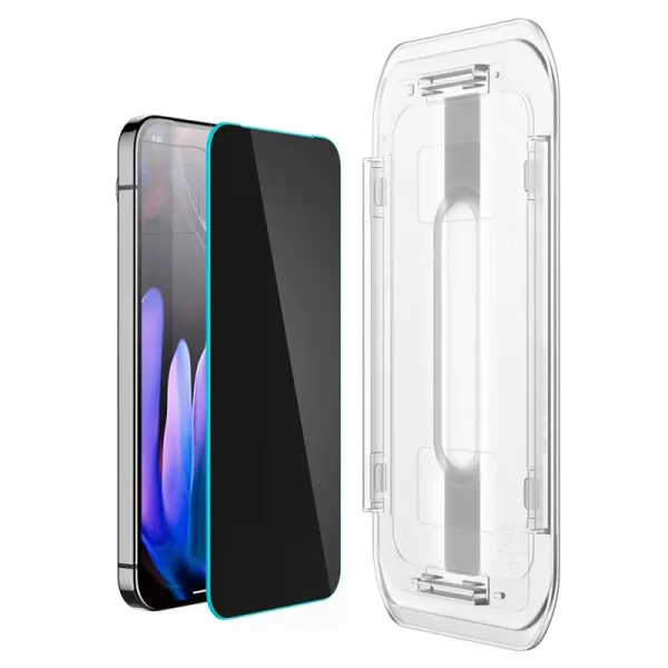 Spigen GLAS.TR EZ FIT Privacy 2-Pack - Tempered Glass with Privacy Filter for Google Pixel 9 Pro XL (2 pcs)