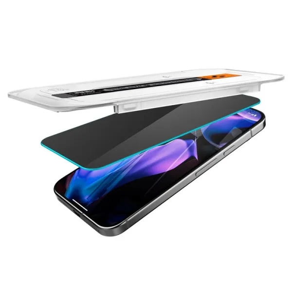 Spigen GLAS.TR EZ FIT Privacy 2-Pack - Tempered Glass with Privacy Filter for Google Pixel 9 Pro XL (2 pcs)