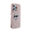 Karl Lagerfeld IML Choupette Head & Monogram - iPhone 15 Pro Max Case (pink)