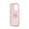 Karl Lagerfeld IML Choupette Head & Monogram - iPhone 15 Pro Max Case (pink)