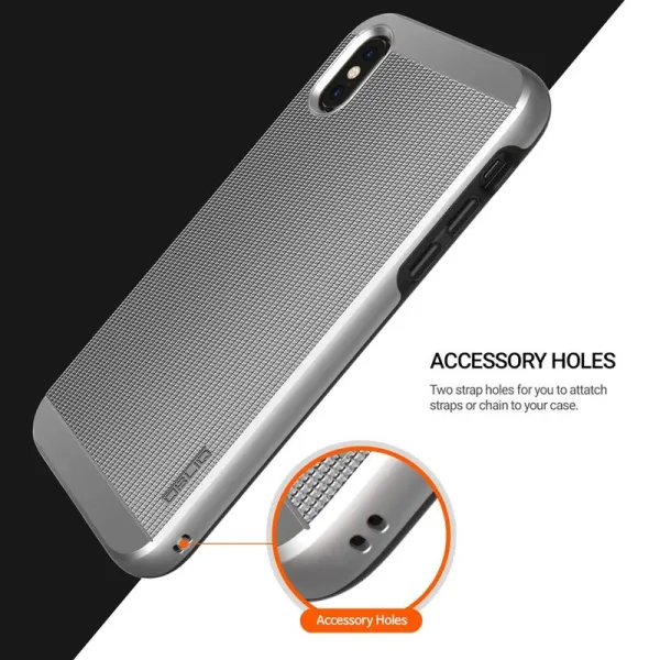 Obliq Slim Meta - Case for iPhone Xs / X (Satin Silver)