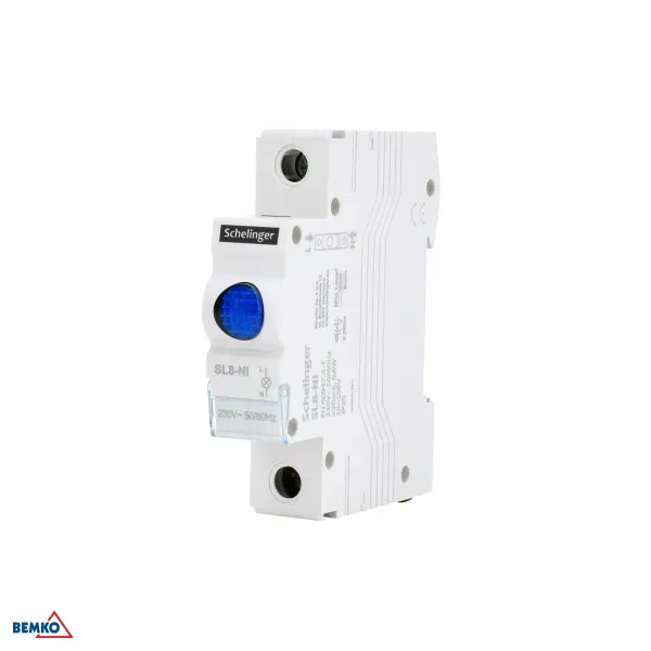 LED INDICATOR LIGHT SL8 BLUE SCHELINGER