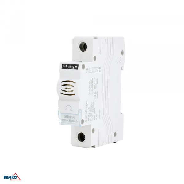 RAIL-MOUNTED BELL 230V SCHELINGER