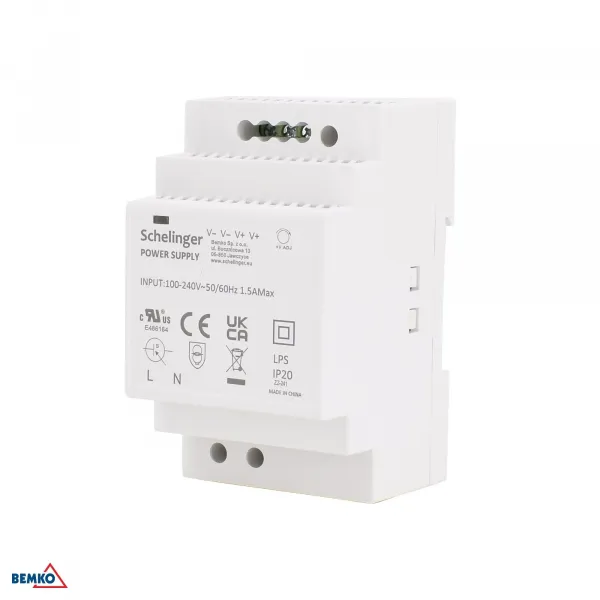 DIN RAIL POWER SUPPLY 12V 54W