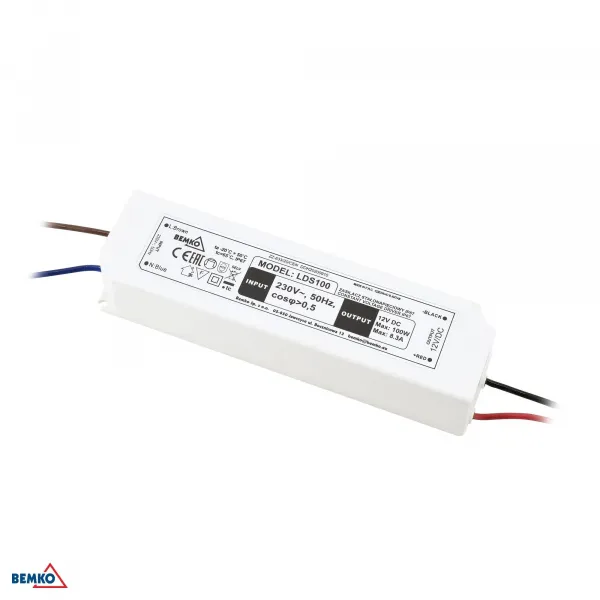 POWER SUPPLY LED IP67 12V 100W HERMETIC