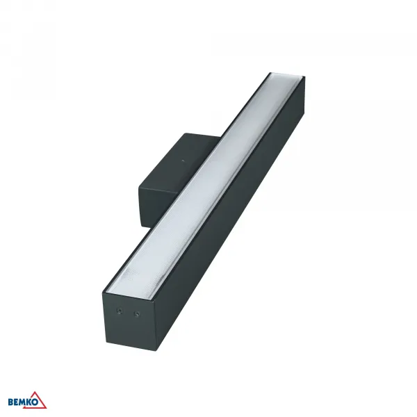 LED LINEAR FIXTURE QUALIS 56CM 15W 4000K GRAPHITE PC MICRO
