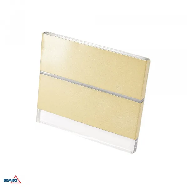 LED STAIR LAMP STEPPER 6000K CHAMPANGE 1,2W 12VDC 120lm