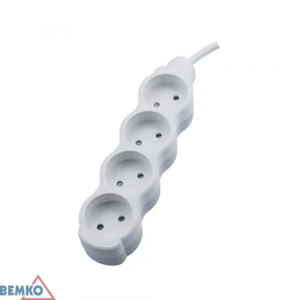 EXTENSION CORD 4X 2P 1.0MM X 3.0M