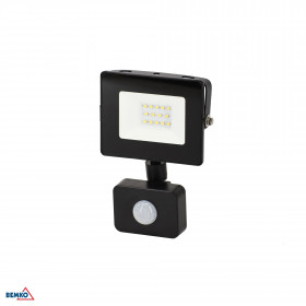 LED FLOODLIGHT SMD KASTEL 10W 4000K 800LM IP65 PIR BLACK