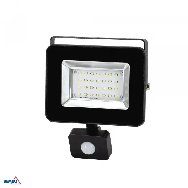 LED FLOODLIGHT SMD LOFOT 20W 6000K 1800LM IP65 PIR BLACK