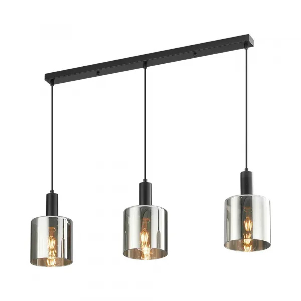 BRY-S007S-3H-3xE27-SMK-PENDANT LIGHT