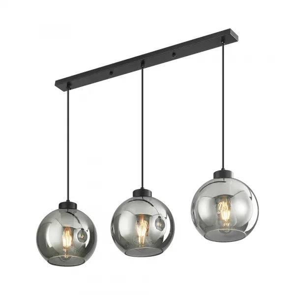 BRY-S005S-3H-3xE27-SMK-PENDANT LIGHT