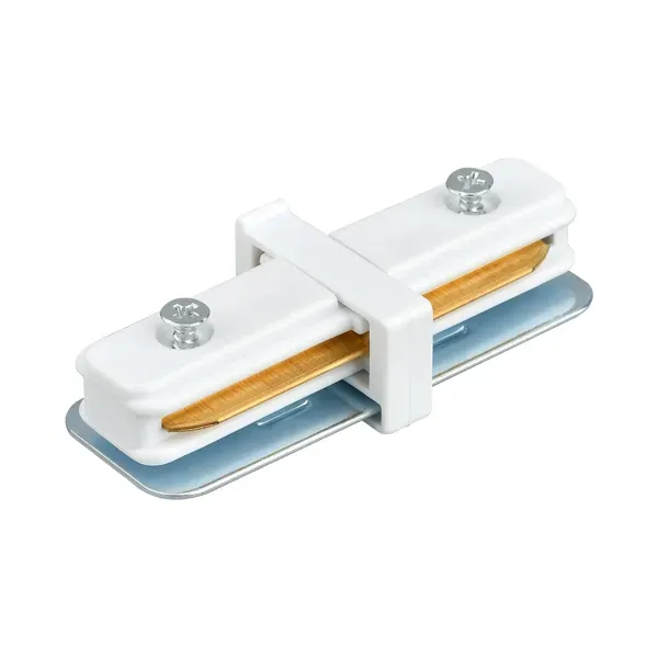 BRY-MIDDLE-2WRS-WHT-TRACK RAIL CONNECTOR