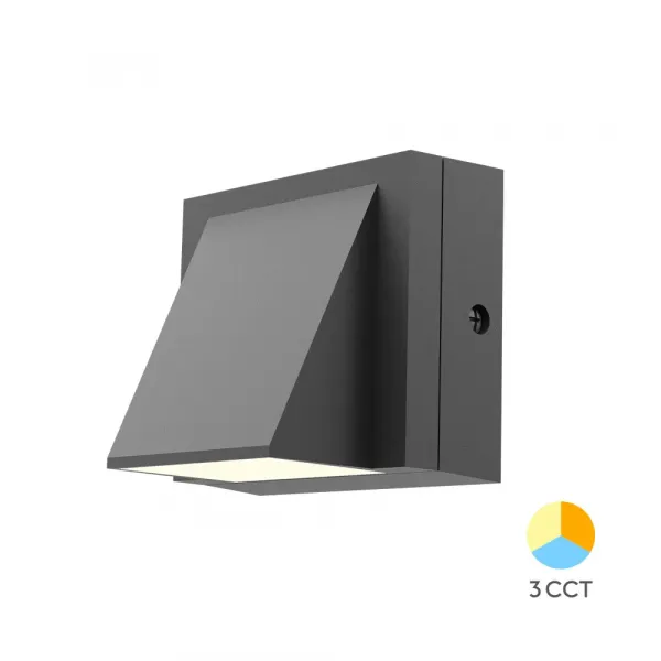 BRY-VEKTA-C-WL.1-GRY-1x6W-3IN1-IP65-WALL LIGHT