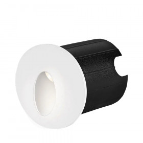 BRY-VECTOR-A-RND-WHT-2W-3000K-IP65-WALL LIGHT