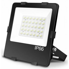 30w 4500LM 4000K Flood Light Recon, 150LM/W, Plug-in Sensor Option