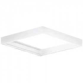 Backlit Surface mounting Frame, white, for 600*600 panel light, screw free