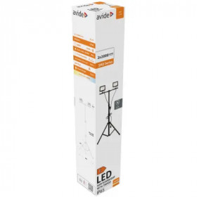 LED Flood Light Slim SMD 2x20W NW 2 head with Tripod