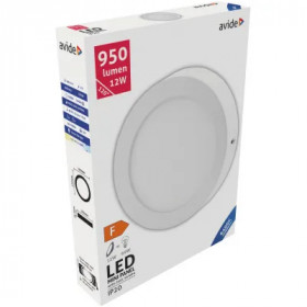 LED Ceiling Lamp Surface Mounted Round ALU 12W CW