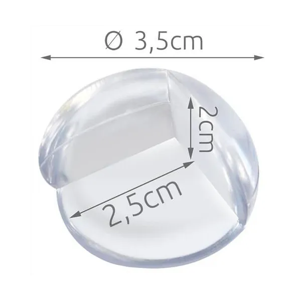 Silicone corner protection - 4 pcs