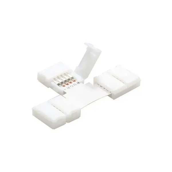 LED Strip 12V RGB+W T Connector with clip