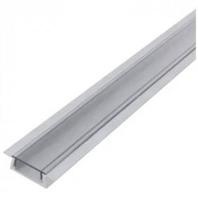 Alu Profile "U" 15.2x7.8mm Recessed with Clear cover 1m