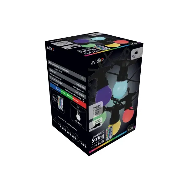 Outdoor String 5m RGB Linkable With Remote