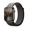 Crong Nylon - Sport Band for Apple Watch 44/45/46/49 mm (Night Grey)
