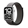 Crong Nylon - Sport Band for Apple Watch 44/45/46/49 mm (Night Grey)