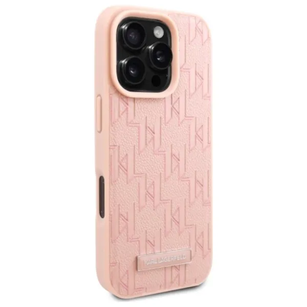 Karl Lagerfeld Hot Stamp MagSafe - Case for iPhone 16 Pro Max (pink)