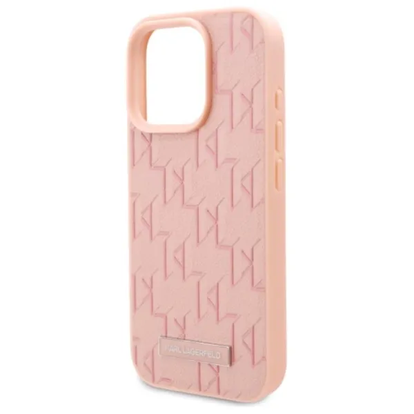 Karl Lagerfeld Hot Stamp MagSafe - Case for iPhone 16 Pro Max (pink)